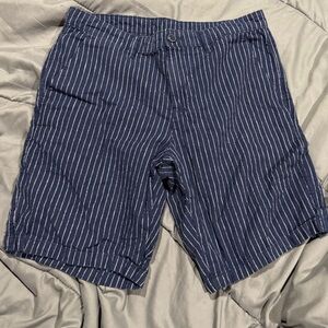 Calvin Klein Navy Striped Men's Shorts